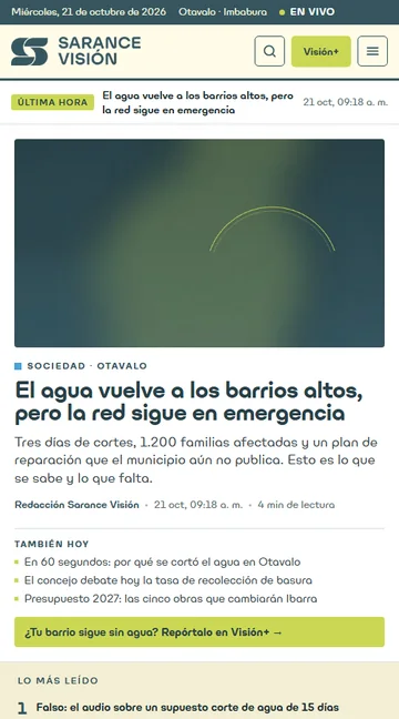 Sarance Visión en celular